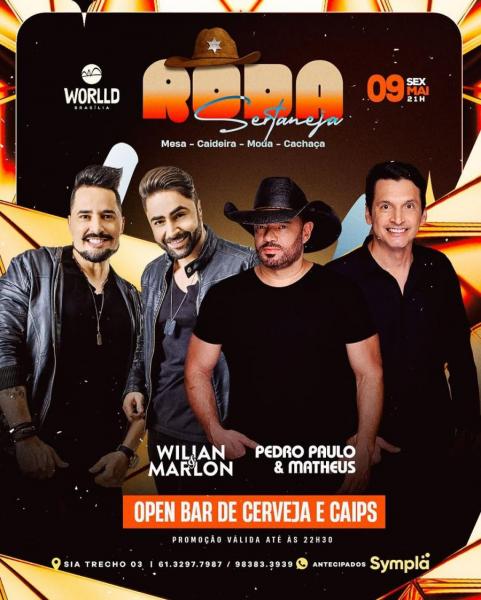 Wilian & Marlon e Pedro Paulo & MAtheus - Roda Sertaneja