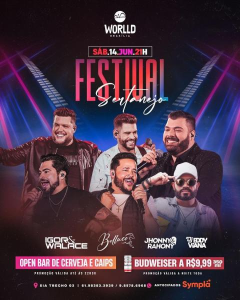 Igor & Walace, Belluco, Jhonny & Rahony e Eddy Viana - Festival Sertanejo