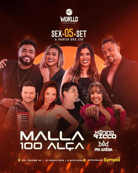 Malla 100 Alça, Menino Ricco e Pri Arêba