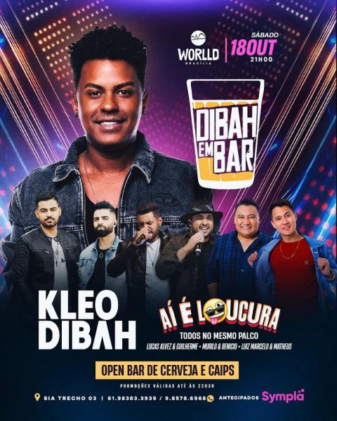 Kleo Dibah e Aí é Loucura - Dibah em Bar