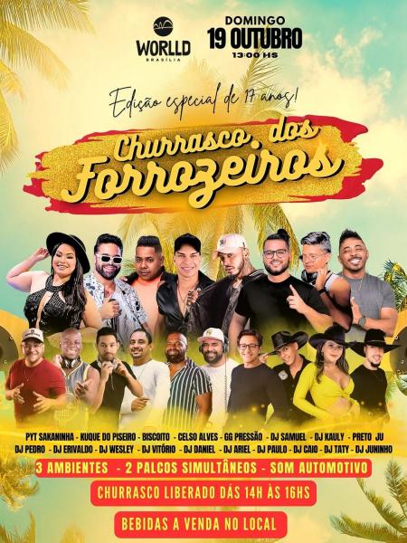 Pyt Sakaninha, Kuque do Piseiro, Biscoite, Celso Avles, GG Pressão, DJ Samuel, DJ Kauly, Preto Ju, Dj Pedro, Dj Ariel e Dj Taty - Churrasco dos Forrozeiros