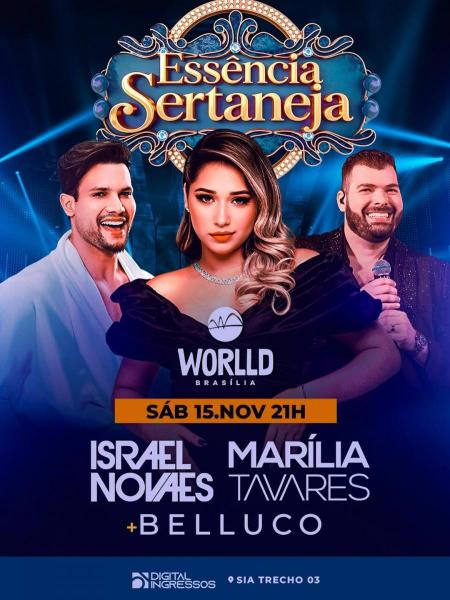 Israel Novaes, Marília Tavares e Belluco - Essência Sertaneja