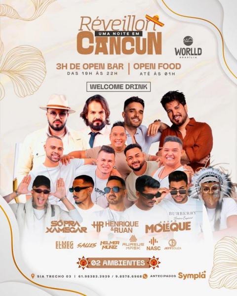 Henrique & Ruan, Só Pra Xamegar, Elmeg, Salles, Helmer Muniz, Grupo Moleque e NASC - Uma Noite em Cancún
