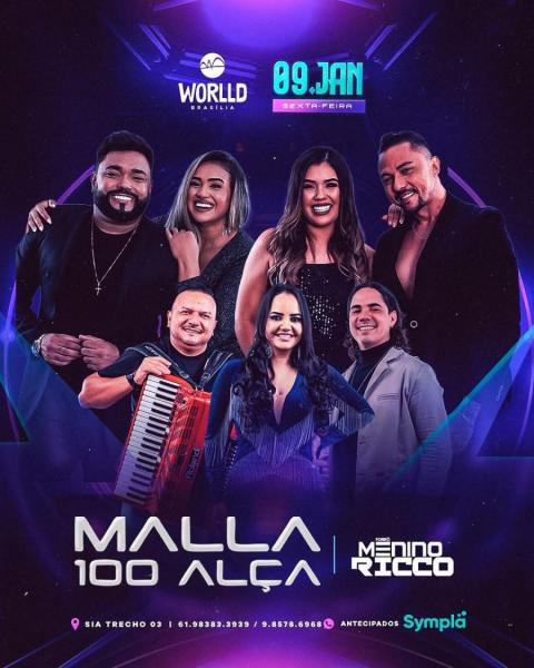 Malla 100 Alça e Menino Ricco