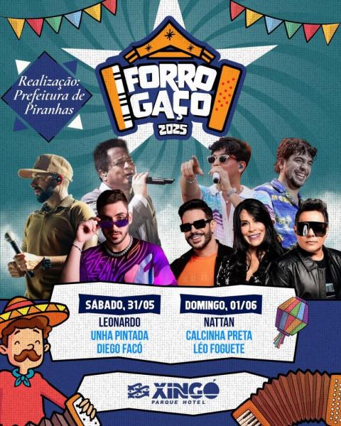 Leonardo, Unha Pintada e Diego Facó - Forrogaço 2025