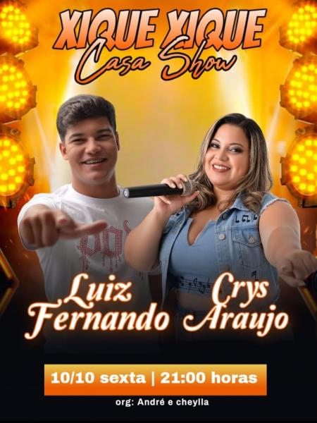 Luiz Fernando e Crys Araújo