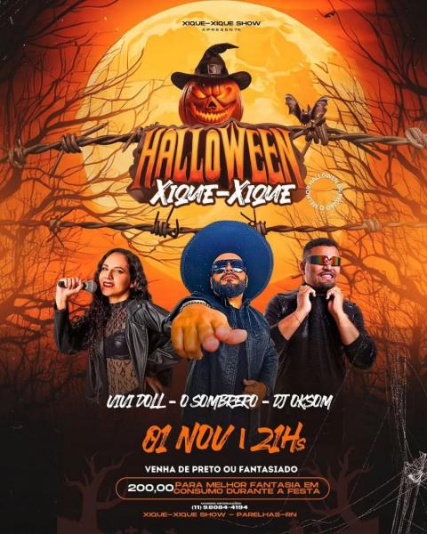 Vivi Doll, O Sombrero e Dj Oksom - Haloween Xique-Xique 2025