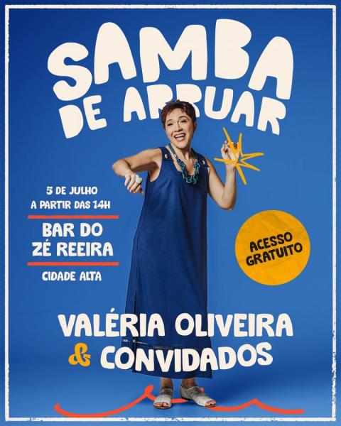 Valéria Oliveira Kelliney Silva, Jubileu Filho, César Sampaio, Ninho Brasil, Mirelly Angélica e Deny Nascimento - Samba de Arruar