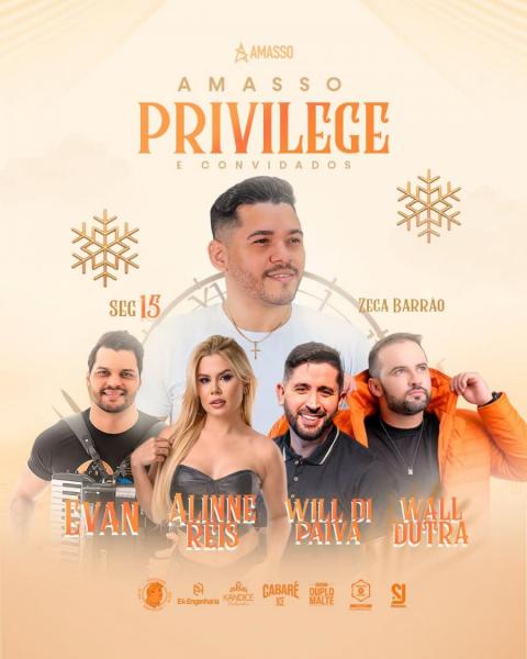 Forró do Amasso, Evan, Alinne Reis, Will Di Paiva e Wall Dutra - Amasso Privilege
