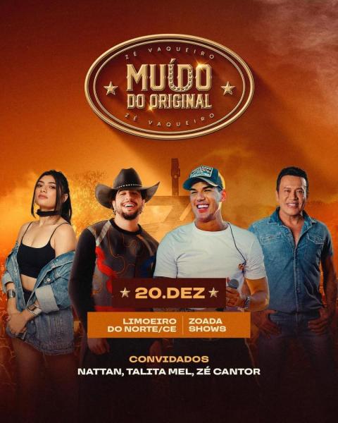 Zé Vaqueiro, Nattan, Talita Mel e Zé Cantor - Muído do Original