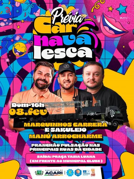 Marquinhos Carrera e Manú Arrocharme - Prévia Carnavalesca 2026