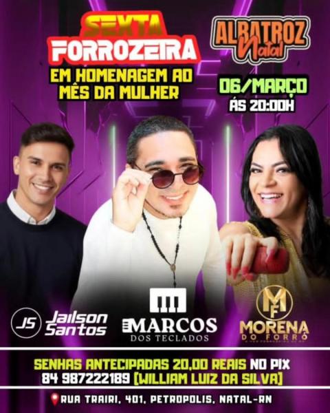 Marcos dos Teclados, Jailson Santos e Morena do Forró