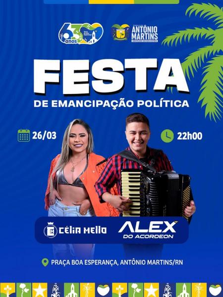 Célia Mello e Alex do Acordeon