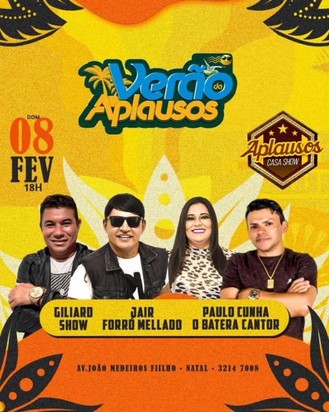 Giliard Show, Jair Forró Melado e Paulo Cunha