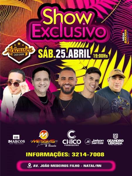 Messias Paraguai, Chico Forrozeiro, Jailson Santos e Geandro Leroada