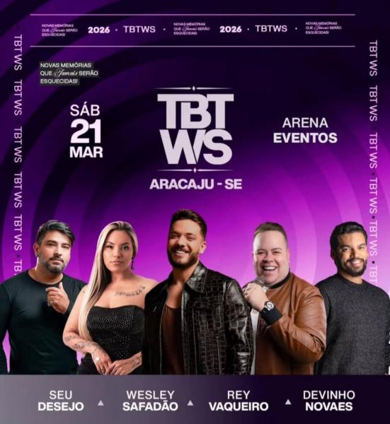 Wesley Safadão, Seu Desejo, Rey Vaqueiro e Devinho Novaes - TBT WS Aracaju 2026