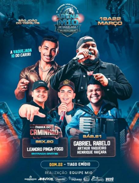 Gabriel Rabelo, Arthur Vaqueiro e Henrique Maiçara