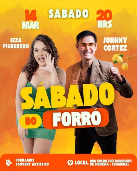 Izza Figueredo e Johnny Cortez