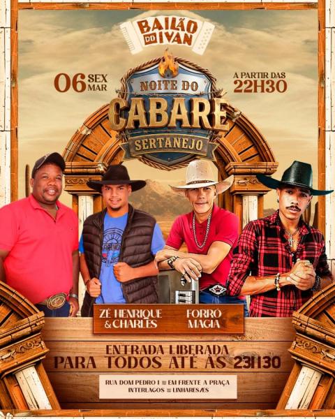 Zé Henrique & Charles e Forró Magia - Noite do Cabaré Sertanejo