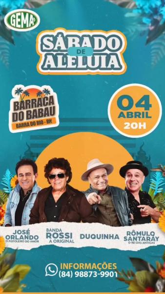 José Orlando, Banda Rossi, Duquinha e Rômulo Santaray