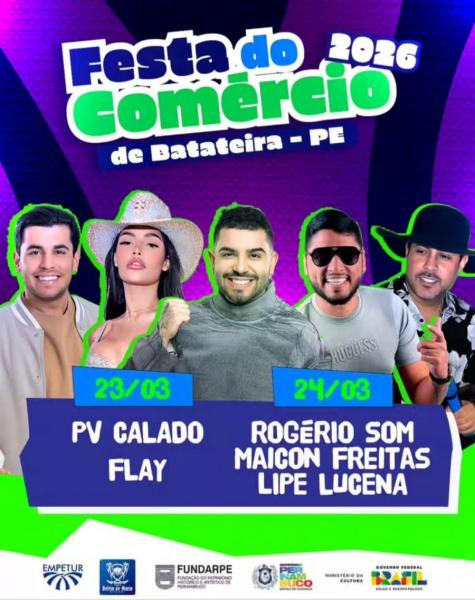 Rogério Som, Maicon Freitas e Lipe Lucena - Festa do Comércio 2026