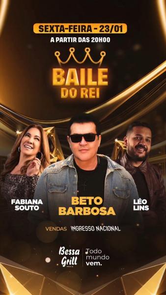 Beto Barbosa, Fabiana Souto e Léo Lins - Baile do Rei