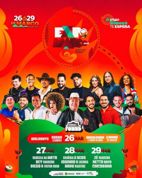 Silvânia & Berg, Iguinho & Lulinha e Kadu Martins - ExpoMarço 2026