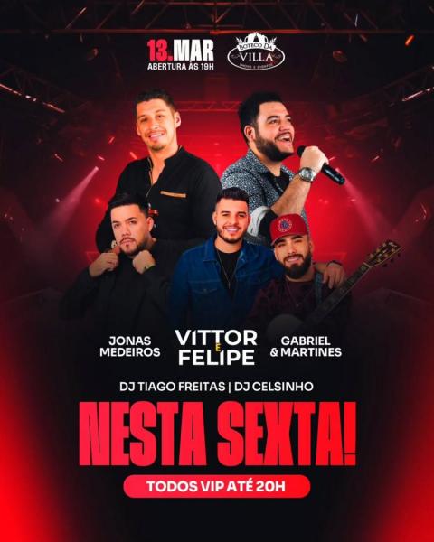 Vittor & Felipe, Jonas Medeiros e Gabriel & Martines