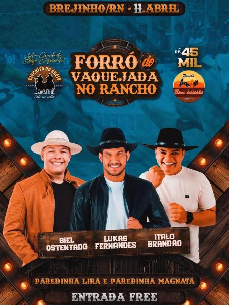 Lukas Fernandes, Biel Ostentado e Ítalo Brandão