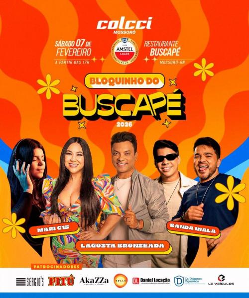 Lagosta Bronzeada, Mari G15 e Banda Inala - Bloquinho do Buscapé 2026