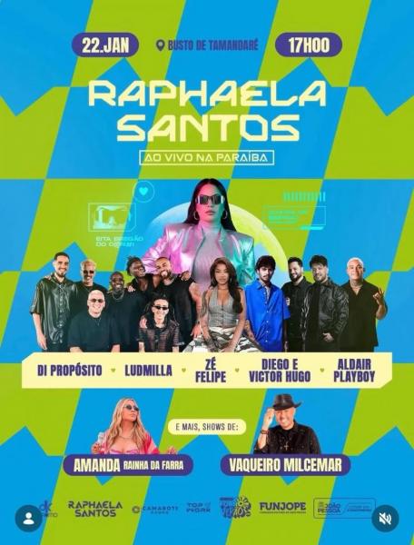 Raphaela Santos, Di Propósito, Ludmilla, Zé Fellipe, Diego & Victor Hugo e Aldair Playboy