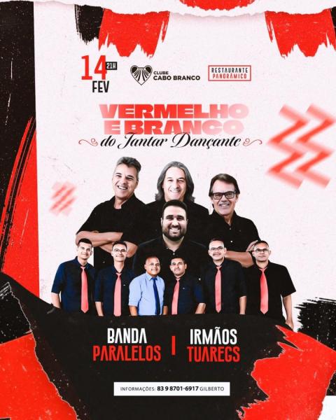 Banda Paralelos e Irmãos Tuaregs - Vermelho & Branco