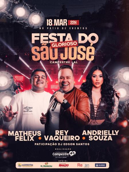 Matheus Félix, Rey Vaqueiro e Andrielly Souza