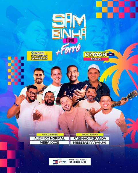 Além do Normal, Mesa Doze, Fabinho Miranda e Messias Paraguai - Sambinho Tirol  & Forró