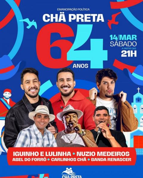 Iguinho & Lulinha, Nuzio Medeiros, Abel do Forró, Carlinhos Chã e Banda Renascer