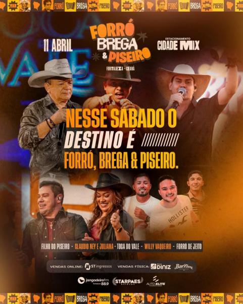 Filho do Piseiro, Claudio Ney & Juliana, Toca do Vale e Willy Vaqueiro