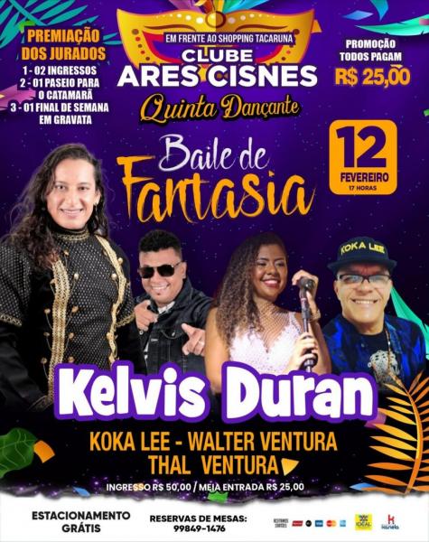 Kelvis Duran, Koka Lee, Walter Ventura e Thal Ventura - Baile de Fantasia