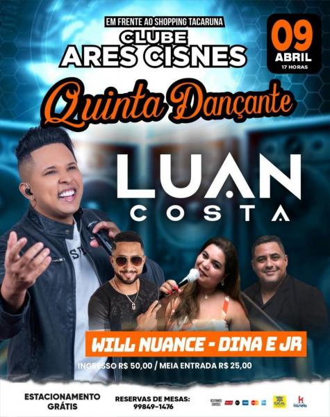 Luan Costa, Will Nuance e Dina & Jr - Quinta Dançante