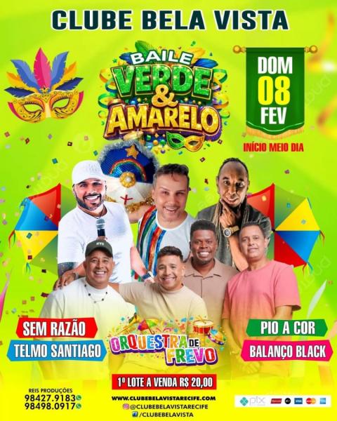 Sem Razão, Telmo Santiago, Pio a Cor e Balanço Black - Baile Verde & Amarelo
