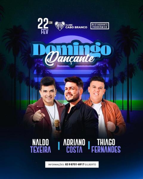 Naldo Teixceira, Adriano Costa e Thiago Fernandes - Domingo Dançante
