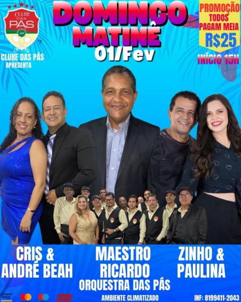 Maestro Ricardo, Cris & André Beah e Zinho & Paulinha