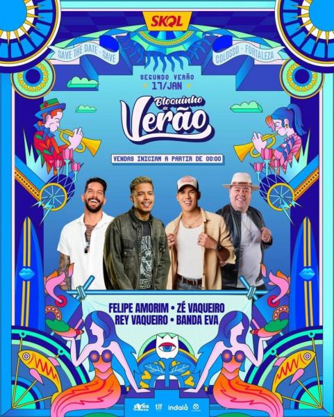 Felipe Amorim, Zé Vaqueiro, Rey Vaqueiro e Banda Eva - Bloquinho de Verão