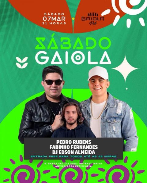 Fabinho Fernandes, Pedro Rubens e Dj Edson Almeida