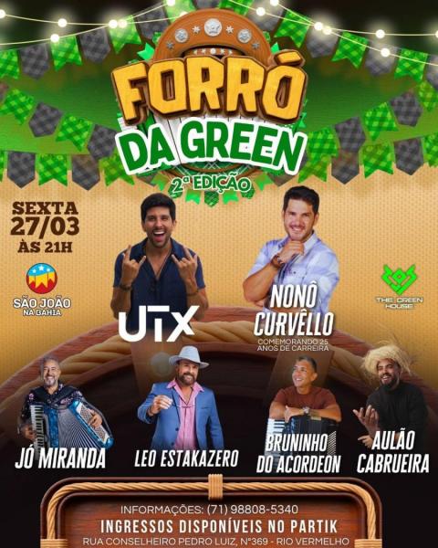 Nonô Curvêllo, Jó Miranda, Leo Estakazero, Bruninho do Acordeon e Aulão Cabrueira - Forró da Green