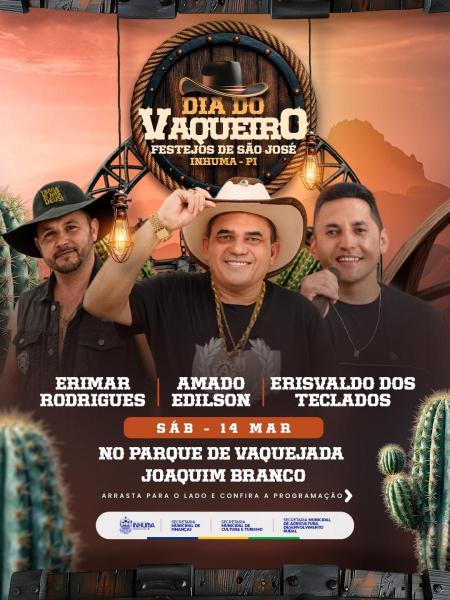 Erimar Rodrigues, Amado Edilson e Erisvaldo dos Teclados - Dia do Vaqueiro