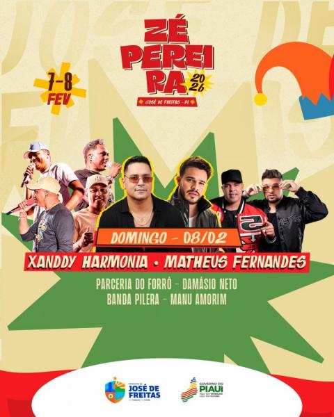 Xanddy Harmonia, Matheus Fernandes, Damásio Neto e Banda Pilera - Zé Pereira 2026