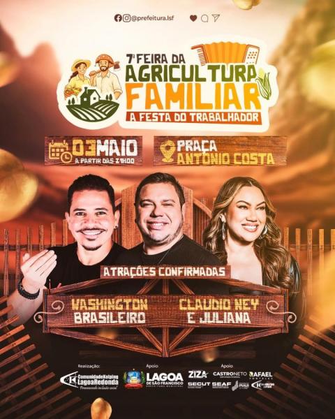 Washington Brasileiro e Claudio Ney & Juliana - 7ª Feira da Agricultura Familiar