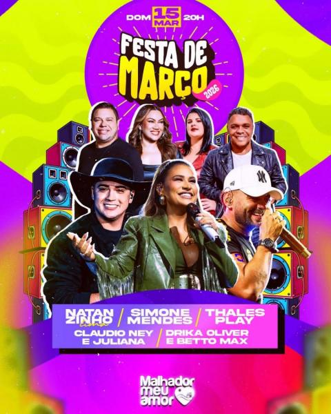 Natanzinho Lima, Simone Mendes, Thales Play, Claudio Ney & Juliana e Drika Oliver & Betto Max