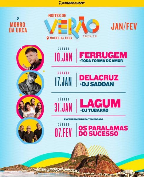Lagum e Dj Tubarão - Noites de Verão 2026