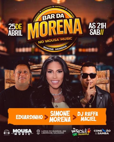 Simone Morena, Eduardinho e Dj Raffa Maciel